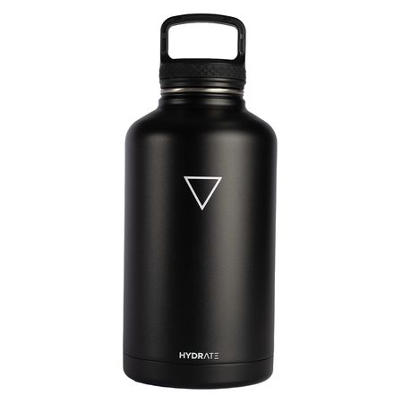 Termo Hydrate 1900ml Frio Calor Acero Inoxidable Negro