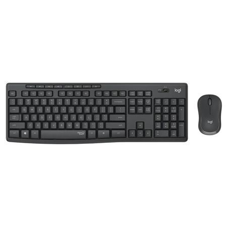 Teclado y Mouse Logitech Wir MK295 Silent Blk 920-009792