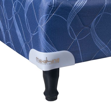 Sommier y Colchon Espejo de Luna 1 Plaza 80x190x30 de Resortes Bonnell Doble Pillow de Jackard