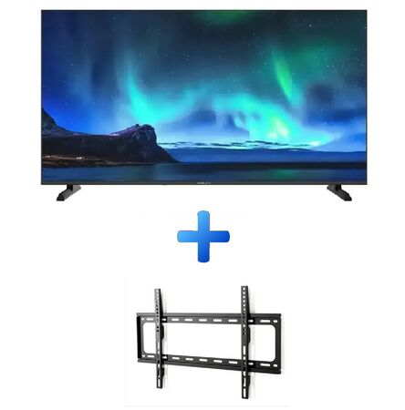 Combo Smart Tv Noblex DQ55X9580 55 Pulgadas Qled 4k Black Series + Soporte LCD Wall Mount 26" a 63" De Regalo
