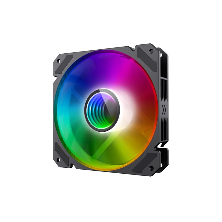 Fan Gamemax Para Gabinete 120mm ARGB FN-12RAINBOW-C9-INFINITY - Vista 3