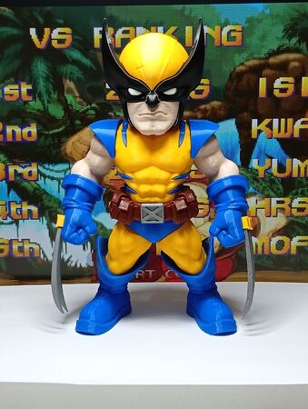 IMPRESION 3D DECORATIVA COLECCIONABLE -CHIBI FAN ART- WOLVERINE (4009362)