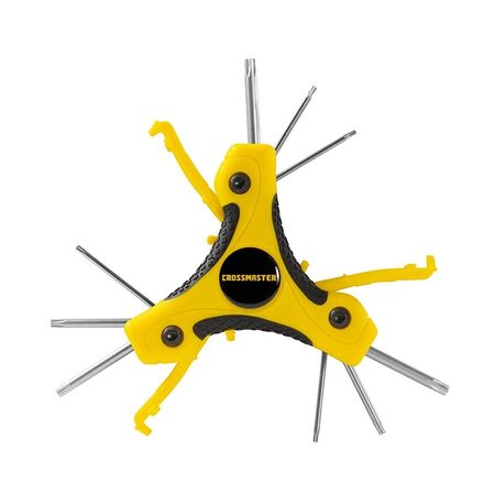 Juego de 9 Llaves "T" Torx T7 A T30 Crossmaster