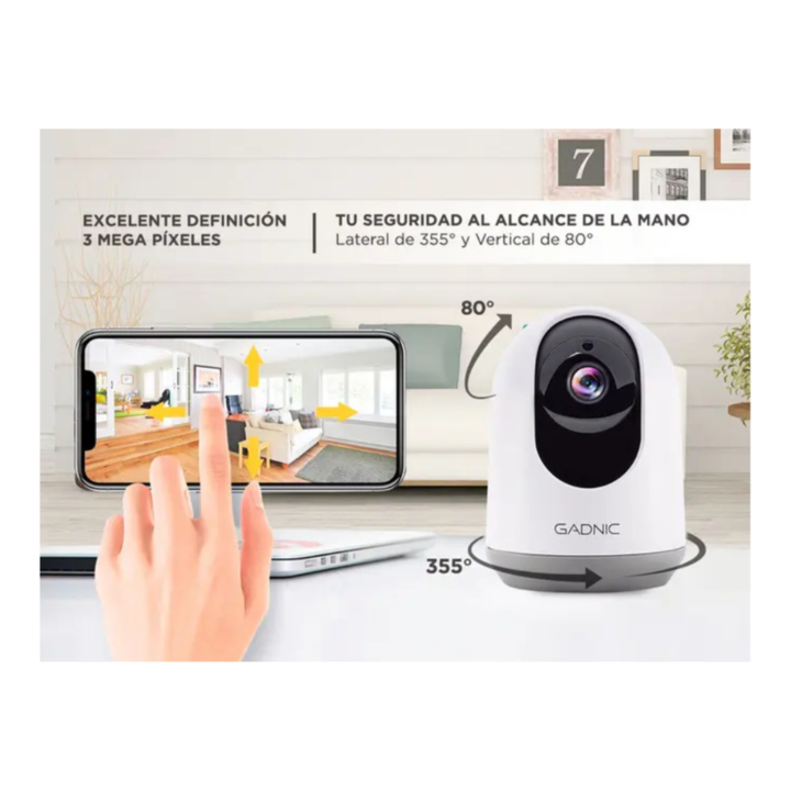 CAMARA DE SEGURIDAD GADNIC IP SX90 PLUS (C:BLANCO P2P00090) - Vista 4