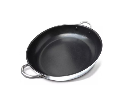 Paellera Profesional Guadix 30 Cm Teflon Antiadherente Asas Negro