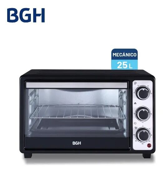 Horno Eléctrico Bgh 25 Litros Duo Bhe25m23n Color Negro - Vista 1