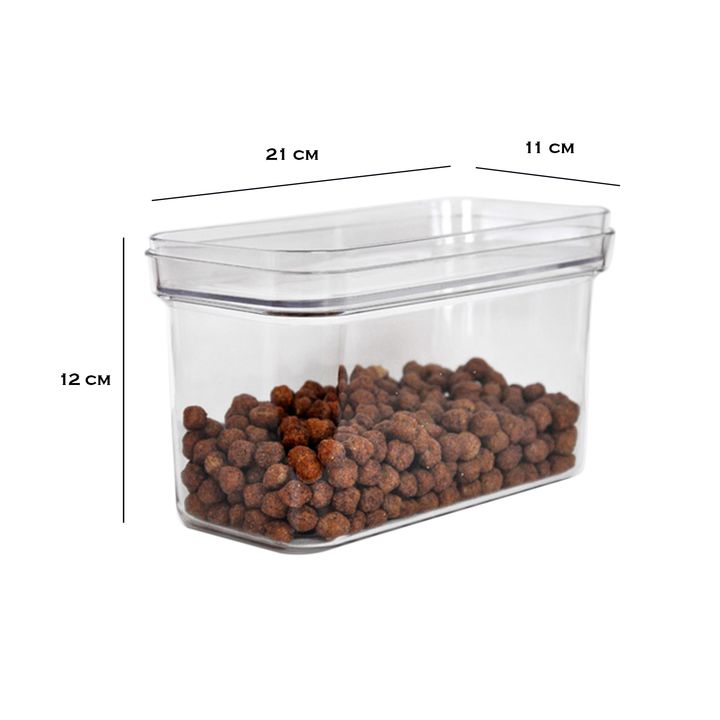 Contenedor Col Vision 3d 1500ml Transparente - Colombraro - Vista 2