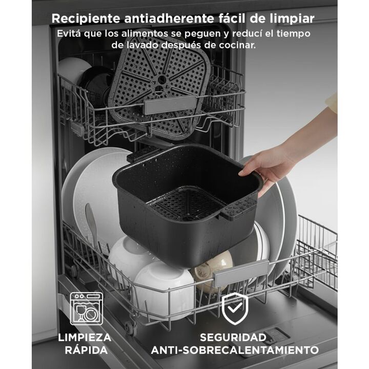 Freidora de Aire Future V7.2 Gadnic Tapa con Visor 7.2 litros - Vista 5