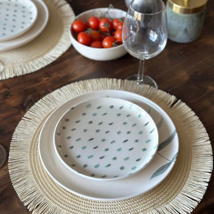 Set X 6 Platos Playos 26 Cm Samambaia Oxford - Vista 2