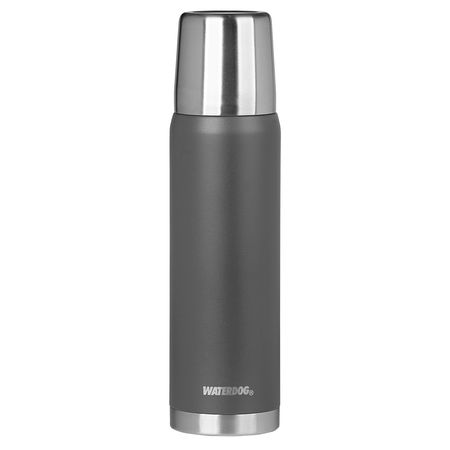 Termo Acero Inox 1 Lt Dark Grey Waterdog Obus ( Obus1000dgf)