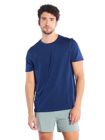 Remera Saucony Stopwatch Hombre Running Azul