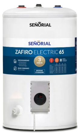 Termotanque Eléctrico Señorial Tesz-65 Zafiro Blanco 50 L