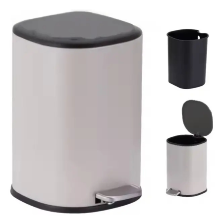 Cesto De Basura Cuadrado Onebox Ob B5 5L