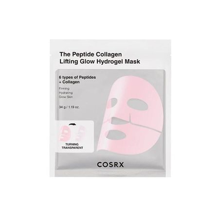 Cosrx Peptide Collagen Lifting Glow Hydrogel Mask x3 | Mascarilla Antiedad Glass Skin