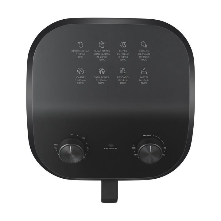 Freidora De Aire Midea Af-mw45bar1 4,5l Color Negro Negro - Vista 3