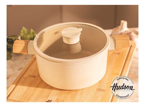 Olla 28cm Antiadherente Cerámico Harmony Inducción Beige - Vista 7