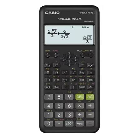 Calculadora Cientifica 252 Funciones Color Negro Casio Fx-82la Plus-bk-2