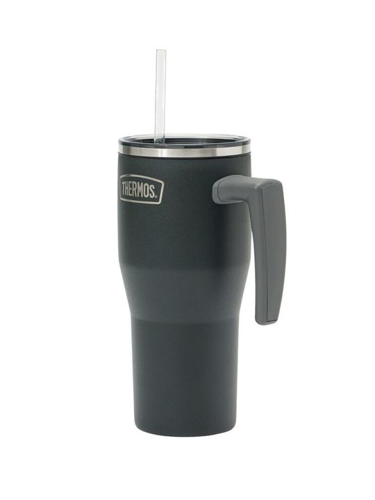 Thermos Classic Vaso Térmico 850ml gris con asa y sorbete - Vista 3