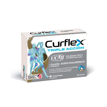Curflex Suplemento Dietario Triple Accion x 30 comprimidos