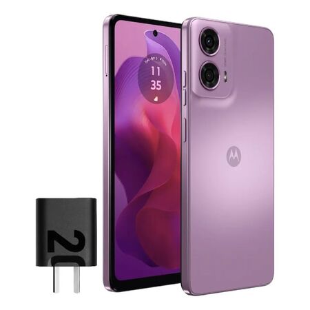 Celular Motorola Moto G24 4GB 128GB Rosa Lavanda PB160002AR