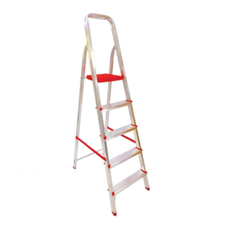 Escalera Domestica de Aluminio Alpaca 4 Escalones ALP-ESC0064