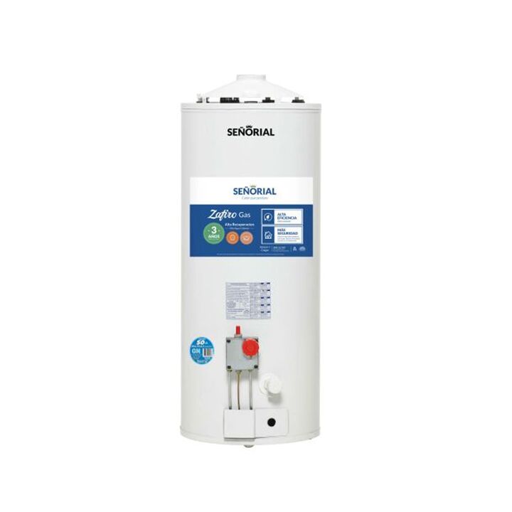 Termotanque Señorial 50 Lts Alta Recuperacion - Vista 1