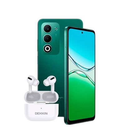 Combo Oppo A5 4G 4+256GB Verde + Auriculares TWS Dekkin Pro Bluetooth