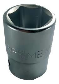 Tubo Hexagonal Bremen Encastre 3/4 Pulgada Corto Estriado 44mm
