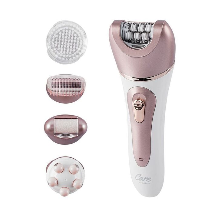 Depiladora Eléctrica Corporal Care By Gadnic 2 Velocidades Recargable IPX4 4 Cabezales Intercambiables - Vista 7