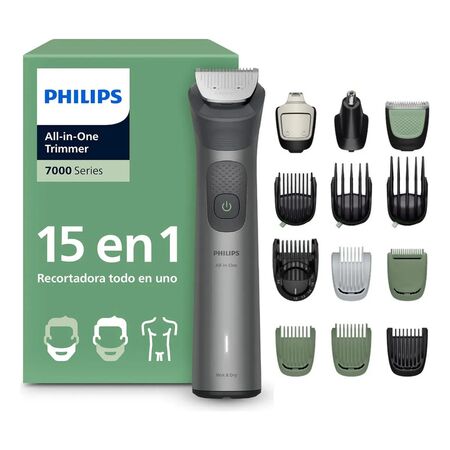 Multigroom Philips Mg7935/15 Serie 7000 15 En 1 Gris 