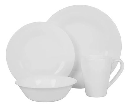 Set Vajilla Segre 16 Piezas Vidrio Templado Utile