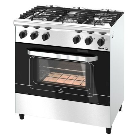 Combo Cocina Morelli Capri 82Cm + Campana TST Nihuil 90