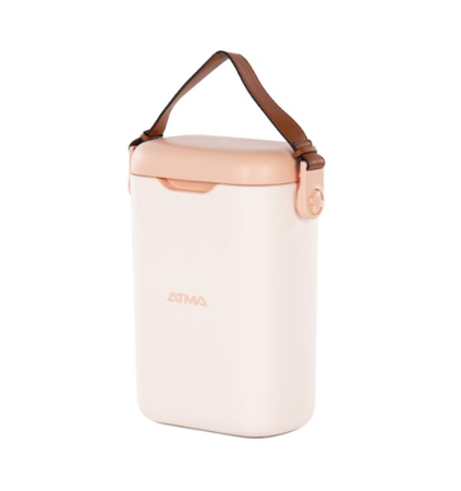 Conservadora Atma Vintage 9L Manija Simil Cuero Rosa CAMP95V-NS