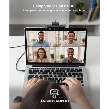 Cámara Web 2K Gadnic con Micrófono