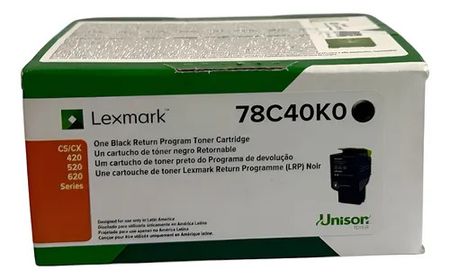Tóner Lexmark Negro CS CX 52X 62X Rendimiento 1400 Páginas