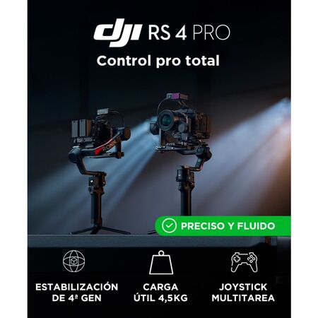 Estabilizador de Mano DJI RS 4 PRO Para Cámaras