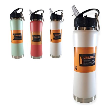Termo Deportivo Botella De Acero Inoxidable 750ml configurable