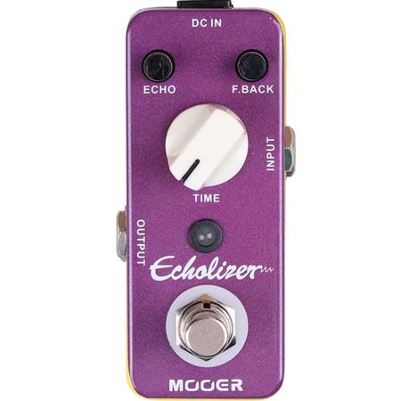 Mooer Echolizer. Pedal analog delay para guitarra. Ecos cálidos con carácter vintage