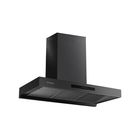 Campana De Pared Vondom Acero Inoxidable Negro 60 Cm 10 Vel