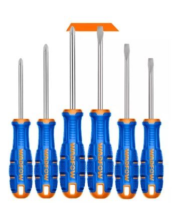 Juego De Destornilladores Varilla Magnética 6 Pzs Wadfow (WSSA406)