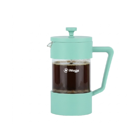 Cafetera de Émbolo Prensa Francesa de Vidrio 1000ml Waggs Verde