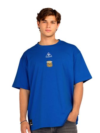 Remera Le Coq Sportif AFA Homenaje 86 Hombre Fútbol Azul