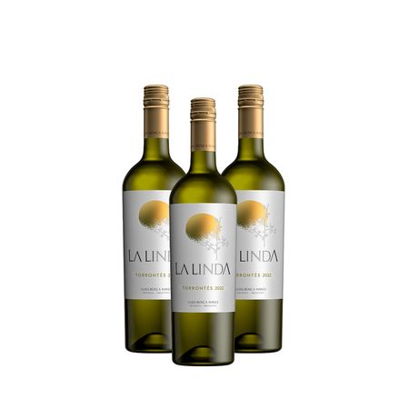 Vino Blanco La Linda Torrontes 750 ml Caja x 3