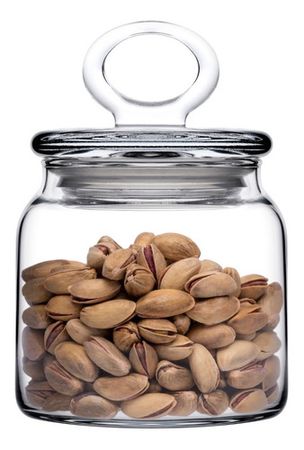 Frasco Recipiente Vidrio Caramelero Chico Souvenir Pasabahce