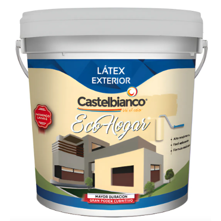 Látex Eco Hogar Exterior Blanco 4 L
