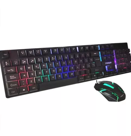 Teclado + Mouse Gamer Retroilu  Noga ( NKB-512)