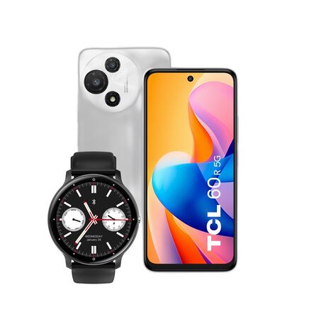 Combo TCL 60 R 5G 4+128GB Pure White + Smartwatch Dekkin SW 003