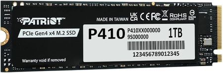 Disco SSD Patriot P410 1TB M.2 PCIe Generacion 4