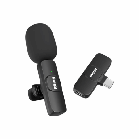 MICROFONO CORBATERO RIIING INALAMBRICO X 1 C ADAP LIGHTNING / TYPE-C