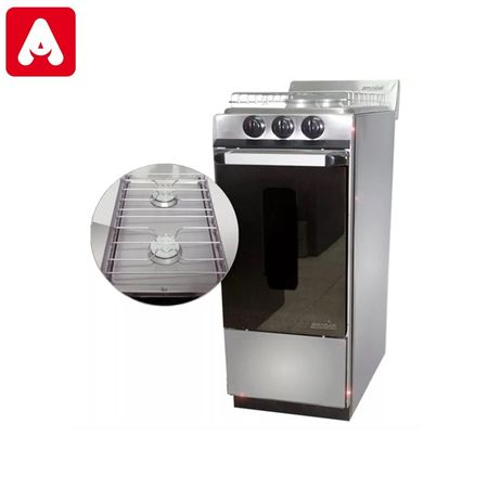 COCINA BROGAS 1130 INOXIDABLE DE PIE GAS ENVASADO  2 HORNALLAS  - 90581 